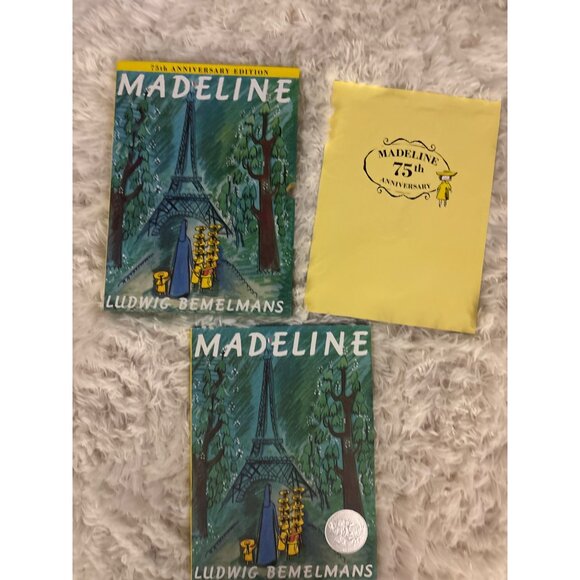 Madeline 75th Anniversary Edition Book By Ludwig Bemelmans With Pop-Up Paris Sce - Picture 2 of 16